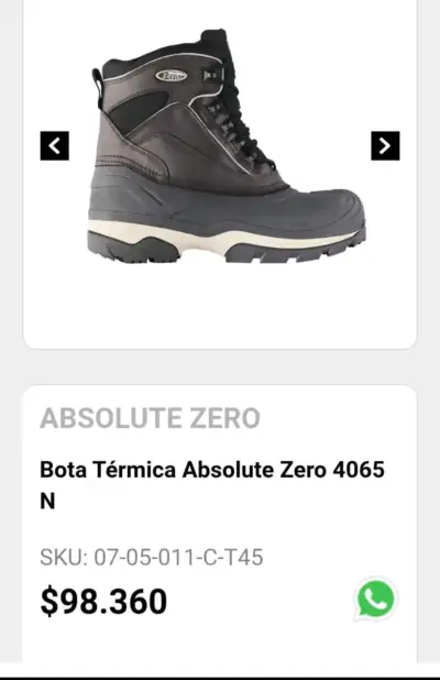 Bota Térmica Absolute Zero - miniatura 1