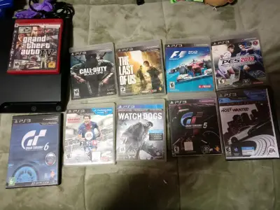 Consola Sony PS3 con control+ 10 juegos - miniatura 2