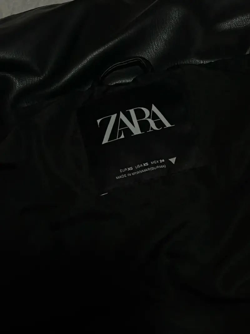Chaqueta ZARA eco cuero original - 3