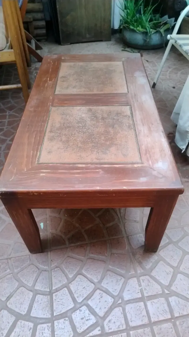 Mesa de madera vintage - 1
