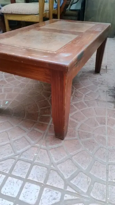 Mesa de madera vintage - miniatura 3