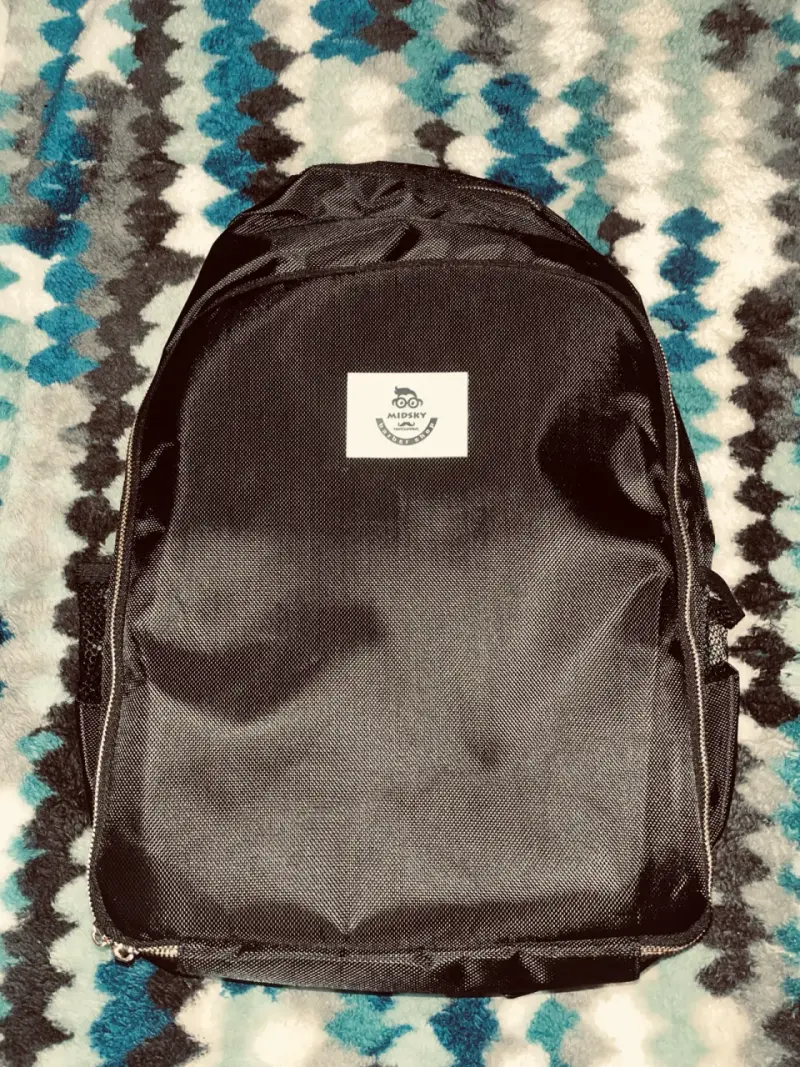 Mochila Negra Barberia MidSky - 1