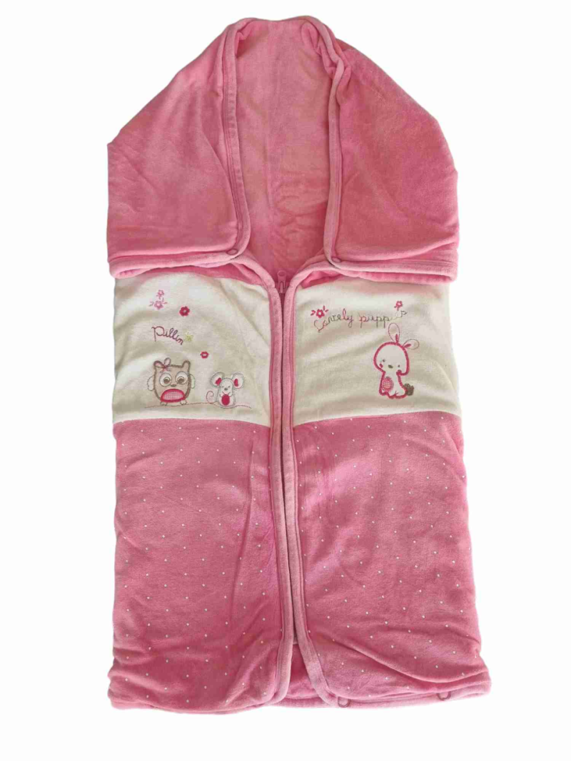 Saco de dormir bebé rosa Pillin - 1
