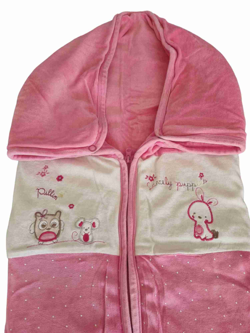 Saco de dormir bebé rosa Pillin - 2
