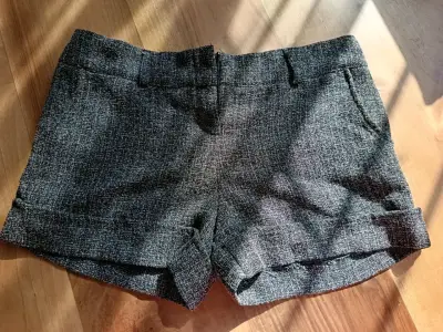 Shorts gris oscuros tejido - miniatura 1