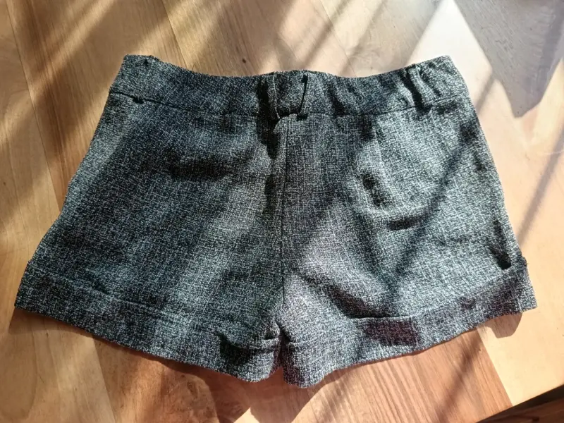 Shorts gris oscuros tejido - 2