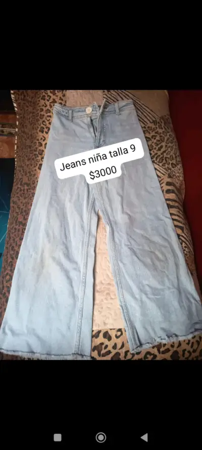 Jeans de niña talla 9 - miniatura 1