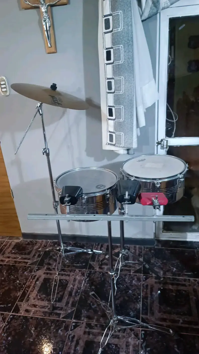 Set de timbales con platillo - 3