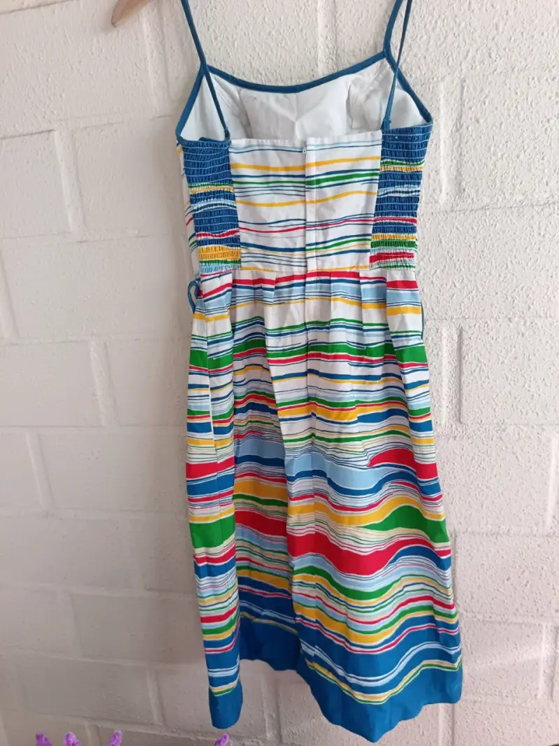 Vestido rayas multicolor - 2