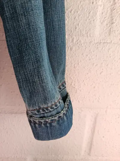 Chaqueta de mezclilla azul - miniatura 2