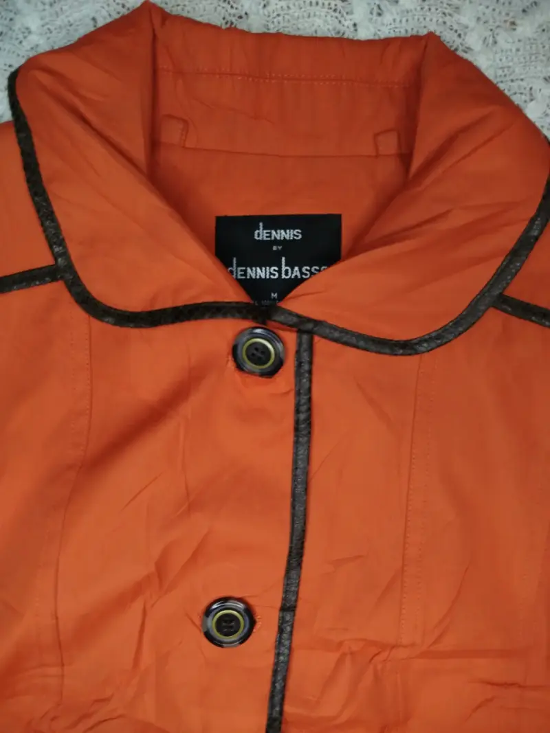 Abrigo naranja para mujer - 3
