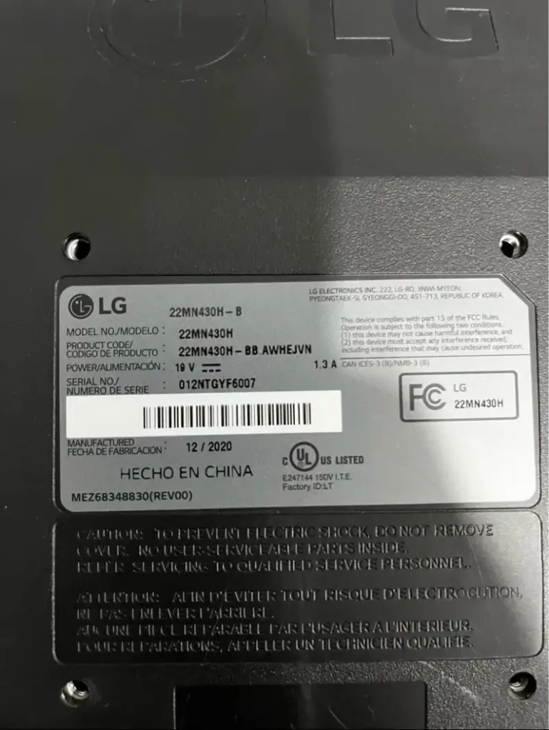 Monitor LG pantalla LED - 4