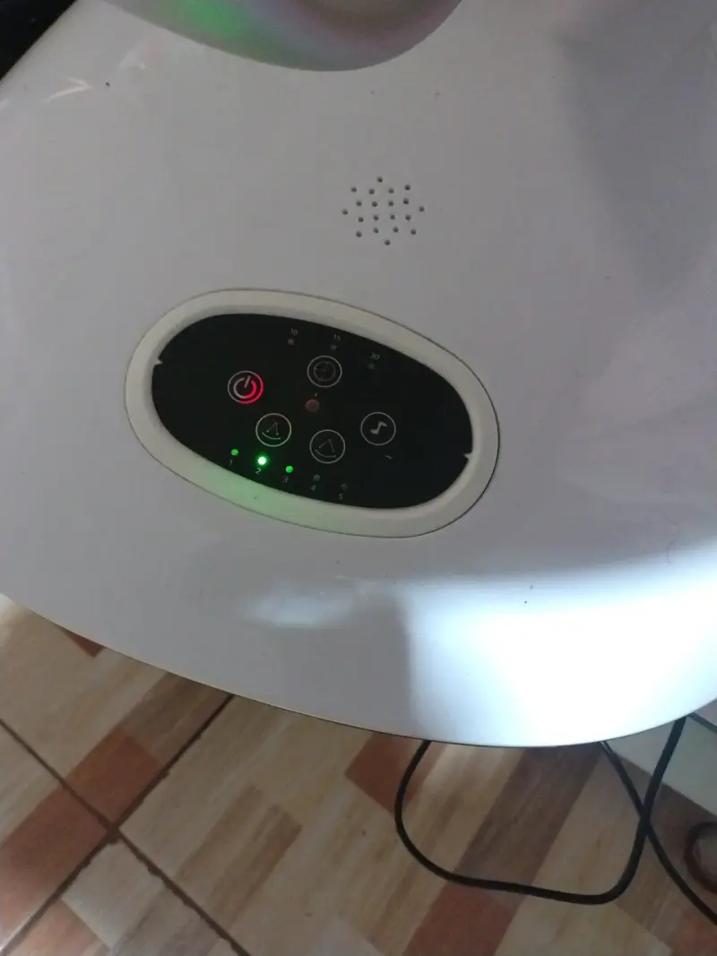 Silla mecedora de bebé rosa - 5