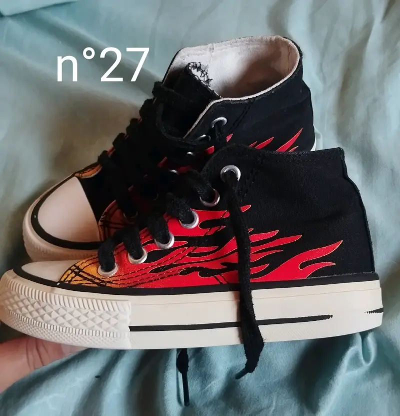 Zapatillas con llamas n°27