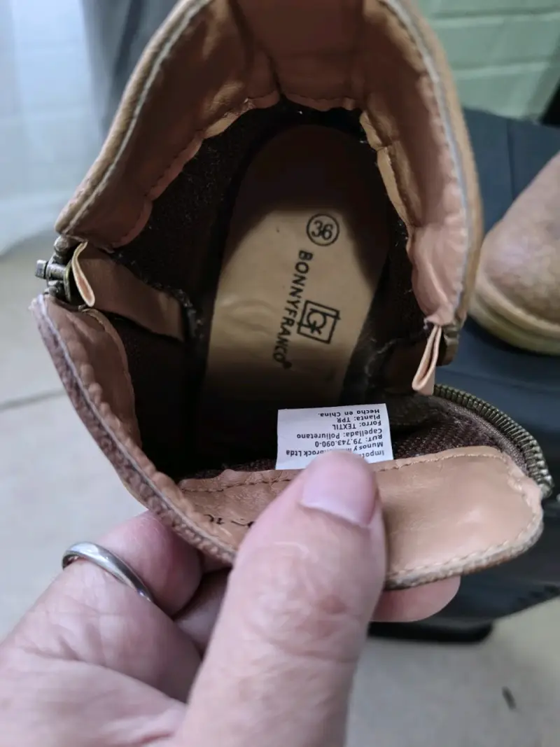 Botines marrones con cierre - 3