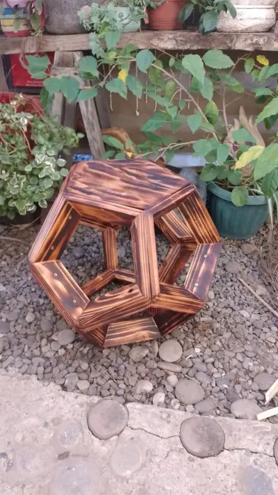 Estantería hexagonal abeja ,lámparas,mesa geodesia - miniatura 3