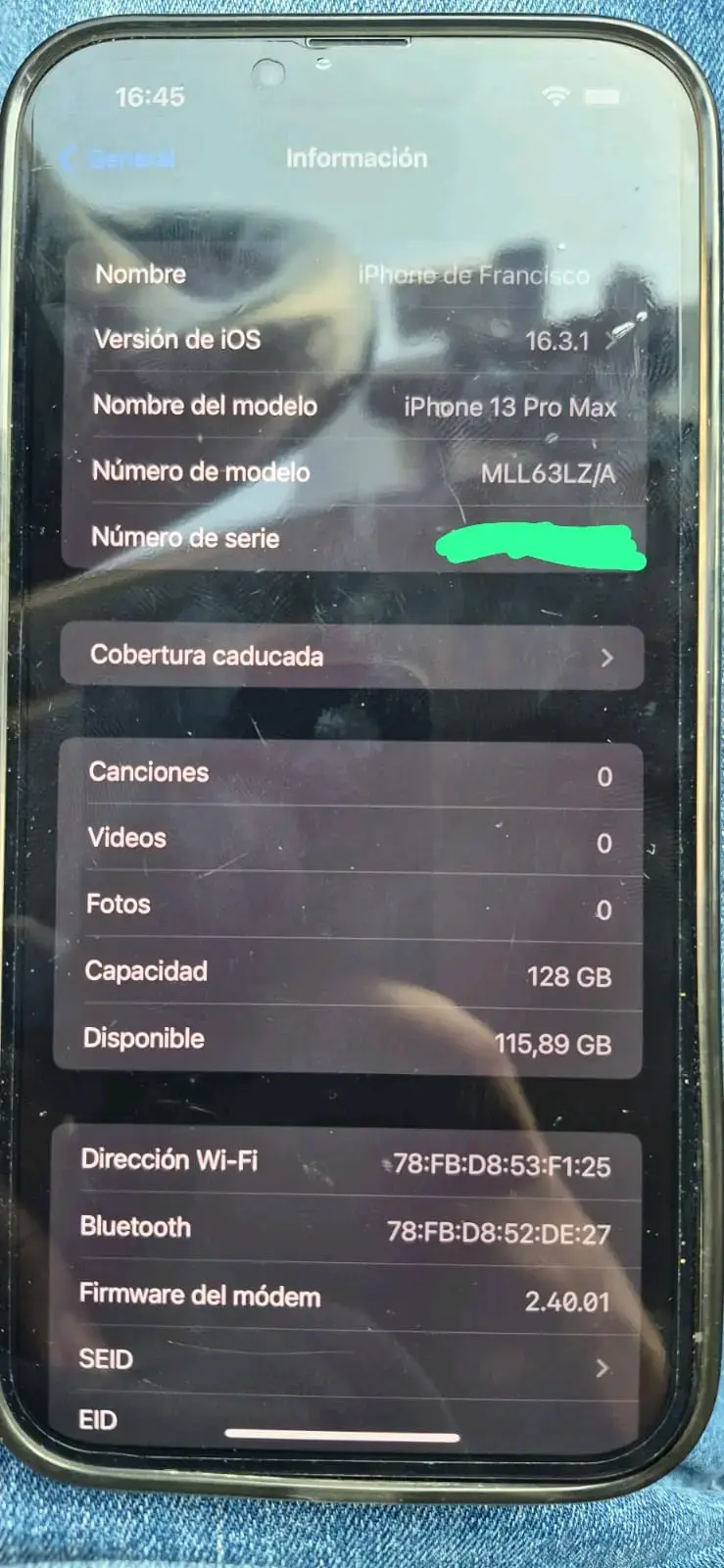 iPhone 13 Pro Max 128GB usado - 1
