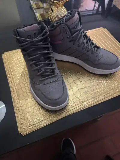 Zapatillas grises altas adidas - miniatura 1