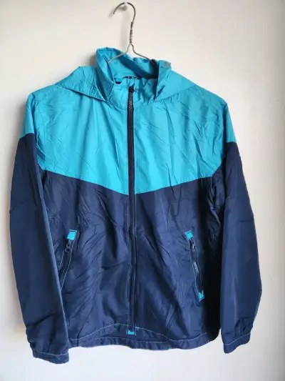 Chaqueta cortaviento azul talla L/G niños - miniatura 1