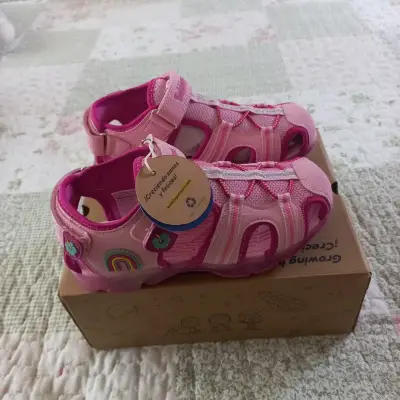 Sandalias rosadas para niñas N°33 - miniatura 1