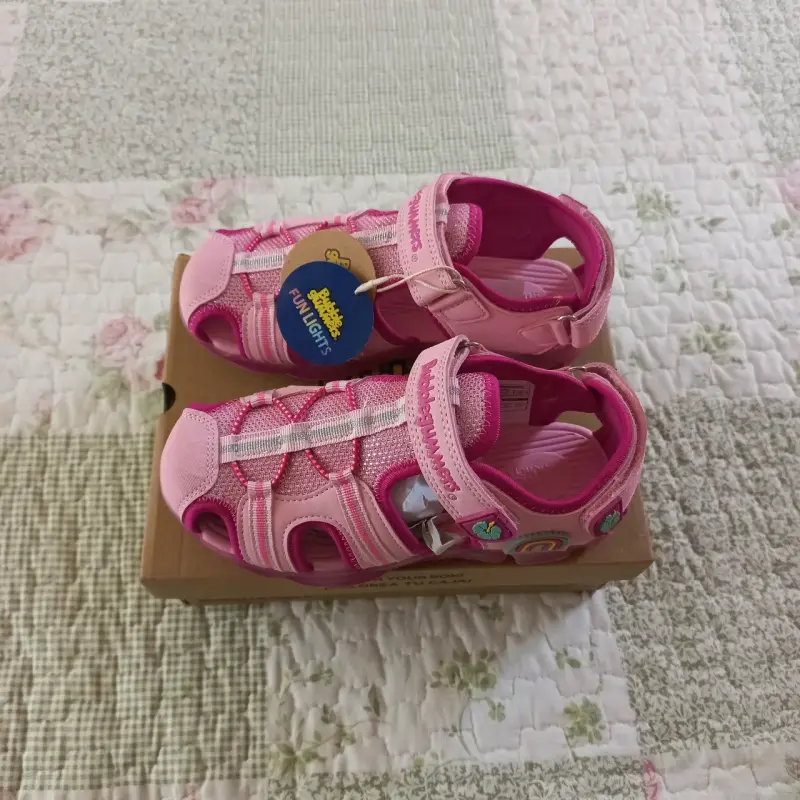 Sandalias rosadas para niñas N°33 - 3