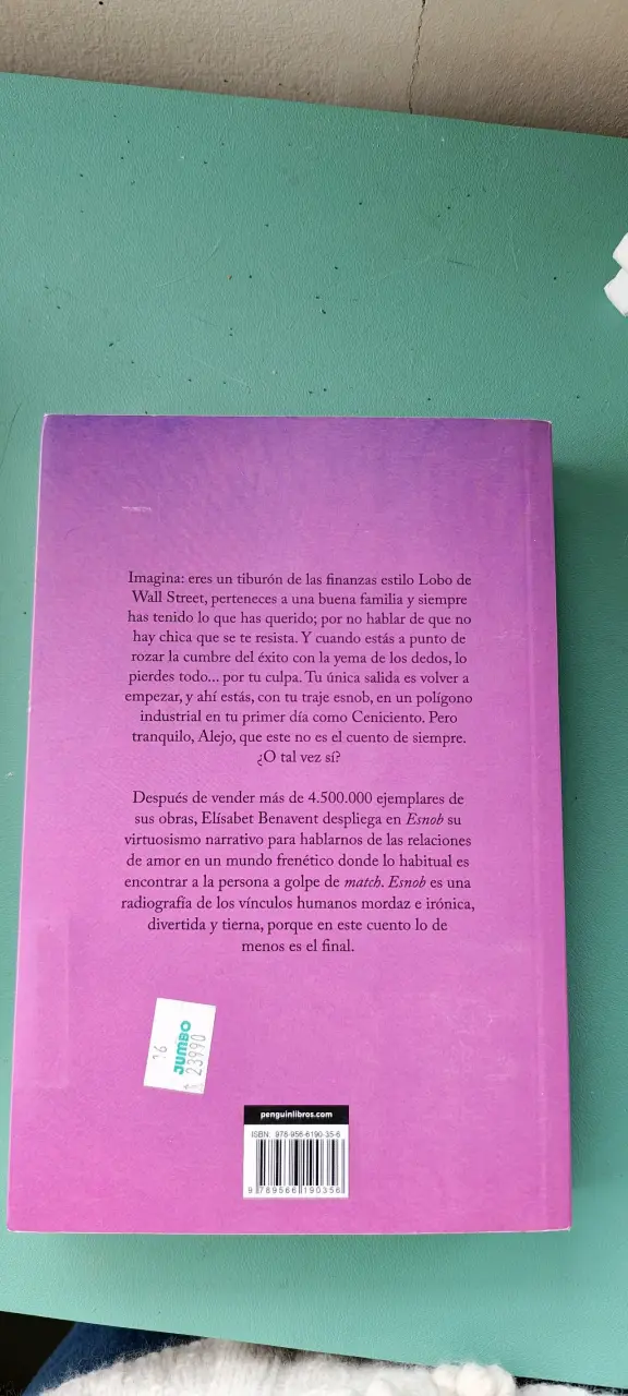 Libro Esnob de Elísabet Benavent - 2