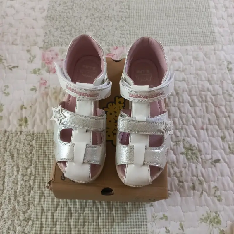Sandalias blancas para niñas N°32 - 3