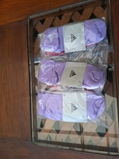 Calcetines adidas color lila - miniatura 1