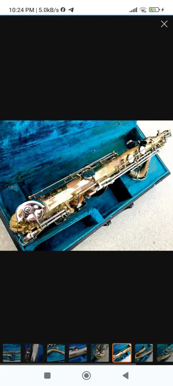 saxofón  majestic 1970 italiano - 2