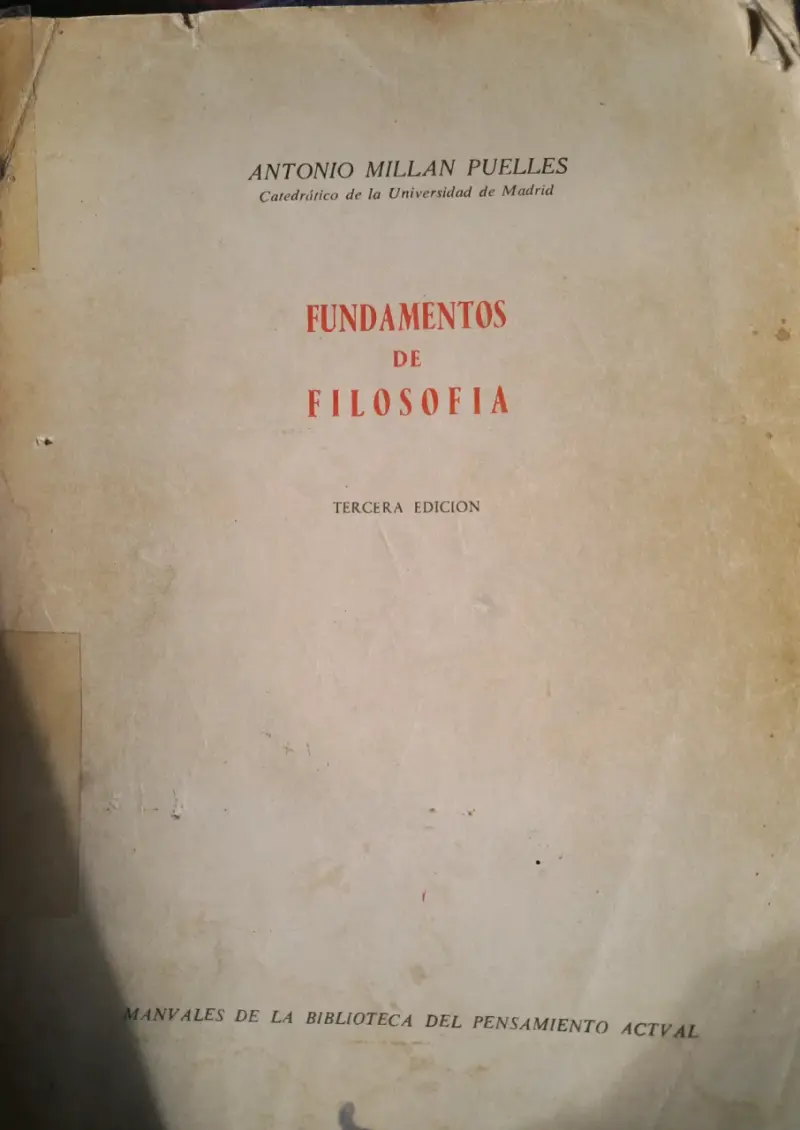 Fundamentos de Filosofía - Tercera Edición