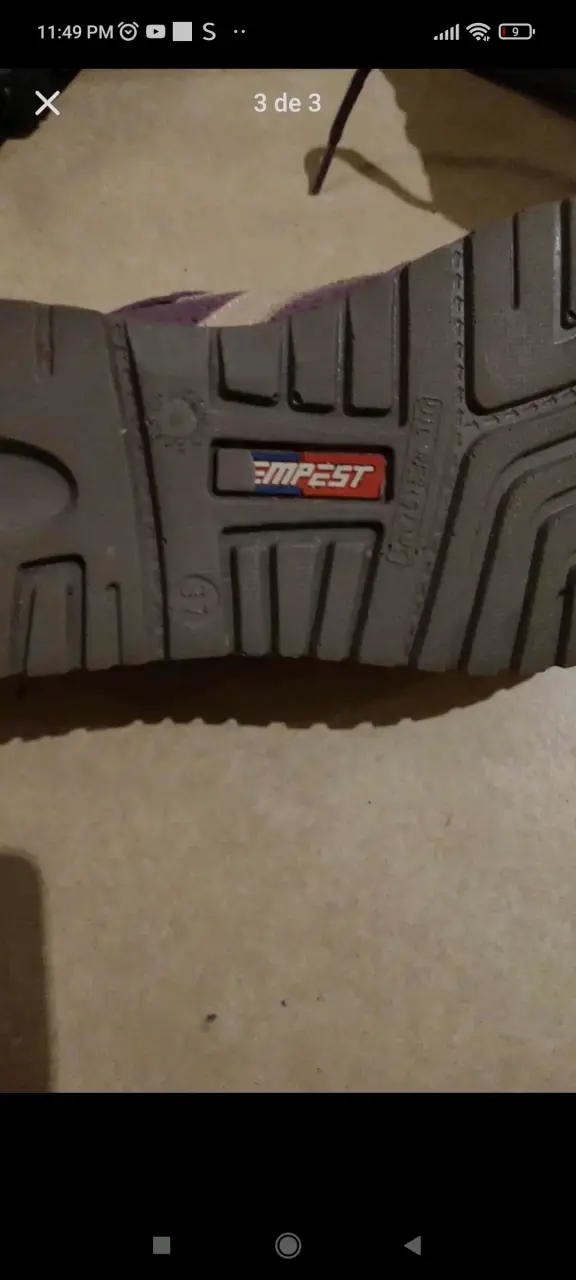 Zapatos de seguridad moradas - 3