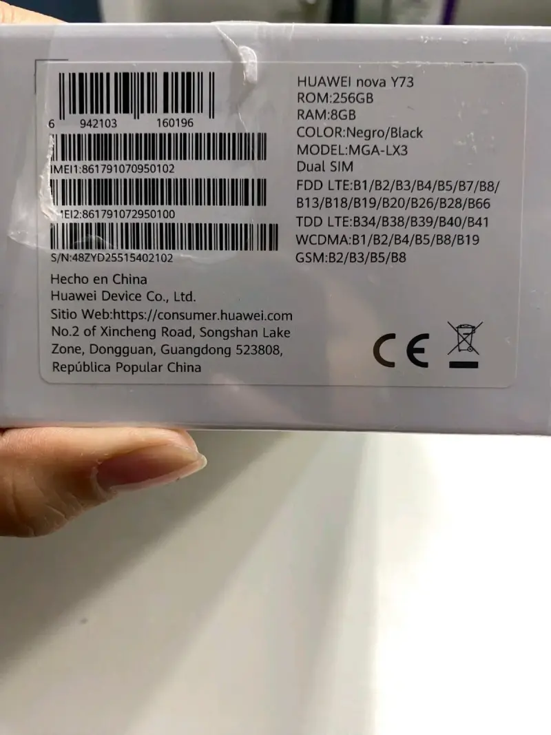 Huawei Nova Y73 azul nuevo - 3