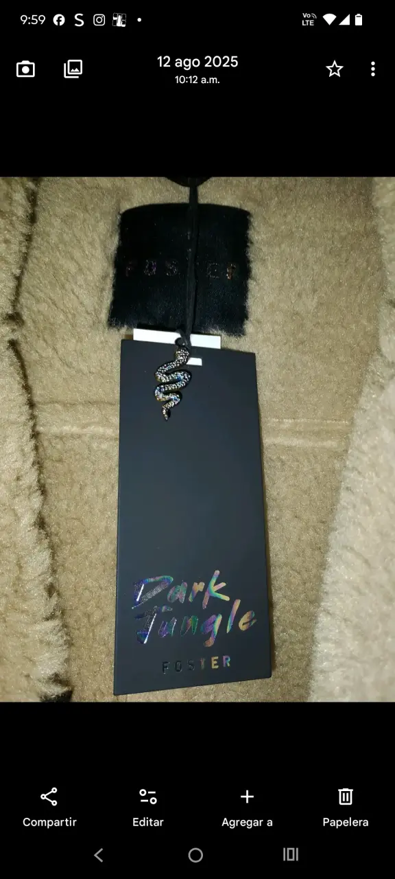 Chaqueta de cuero cafe moro con piel - 6