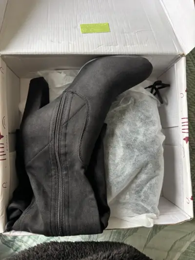 Botas bucaneras  negras de tacón alto - miniatura 5