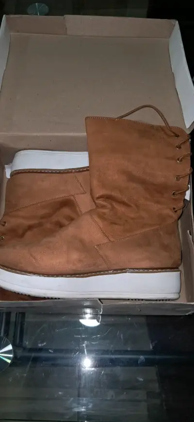 Botines marrones con plataforma - miniatura 1