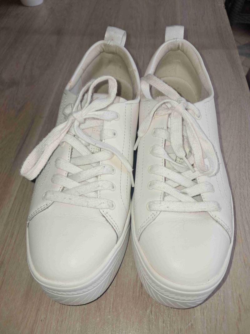 Zapatillas plataforma blancas - 4