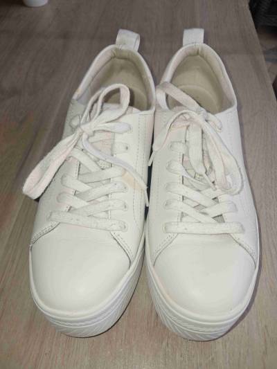 Zapatillas plataforma blancas - miniatura 4