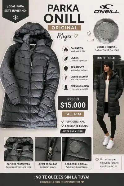 Chaqueta Michael Kors Negra Talla L - miniatura 2