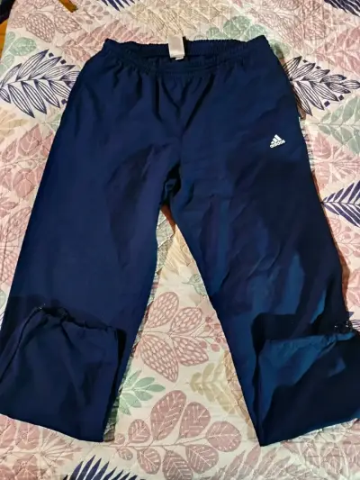Pantalon deportivo azul Adidas - miniatura 1