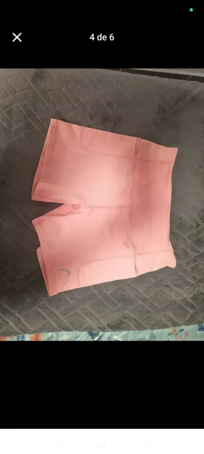 Shorts deportivos rosados - miniatura 1