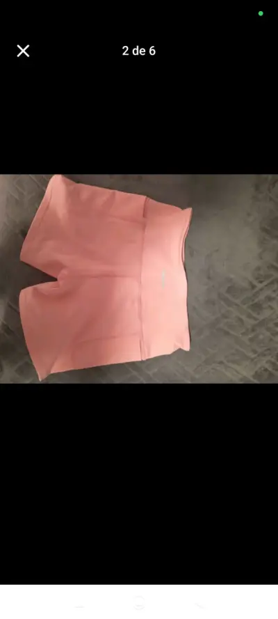 Shorts deportivos rosados - miniatura 2