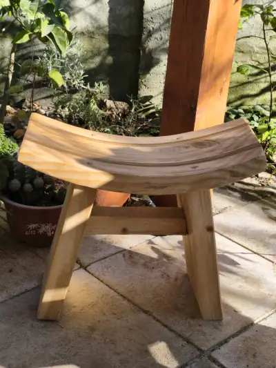 Banco de madera artesanal - miniatura 5