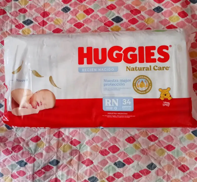 Pañales Huggies RN 34 unidades