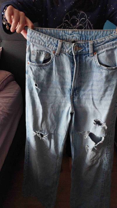 Jeans negros de mujer - miniatura 6