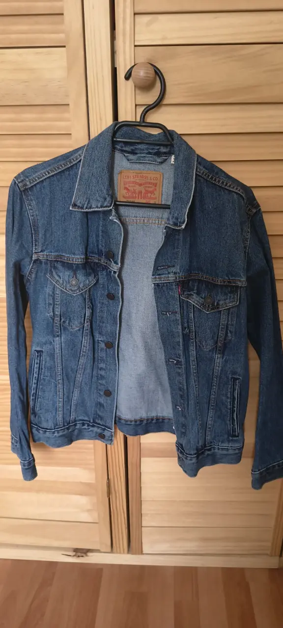 Chaqueta de mezclilla azul