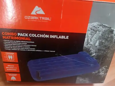 Combo pack colchón inflable matrimonial - miniatura 1
