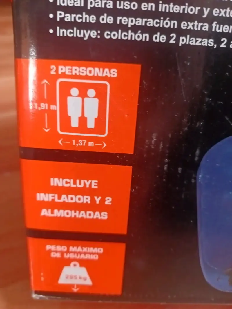 Combo pack colchón inflable matrimonial - 2