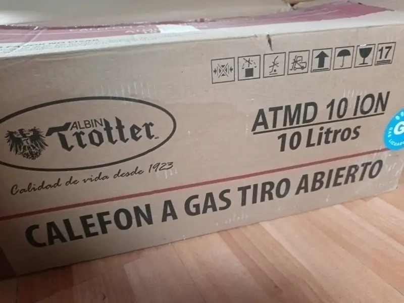 Calefón Trotter de gas nuevo de 10 litros - 2