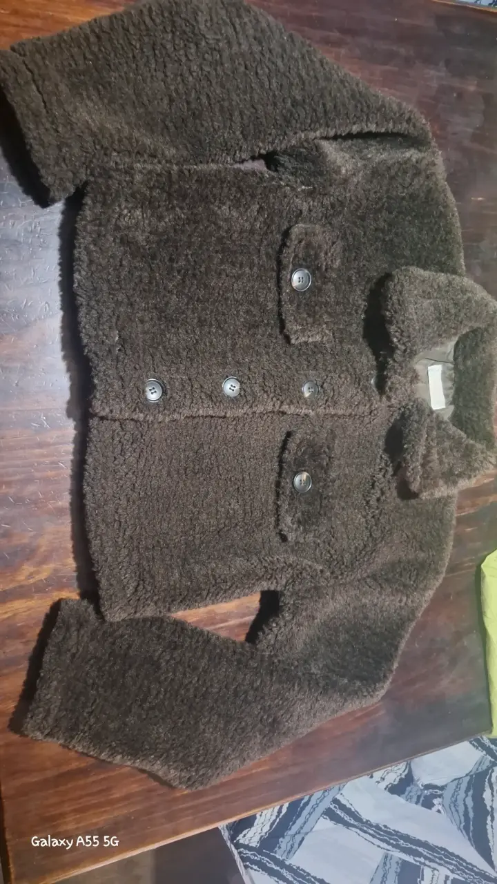 Chaqueta de lana marrón - 2