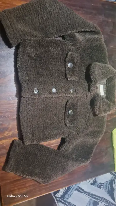 Chaqueta de lana marrón - miniatura 2